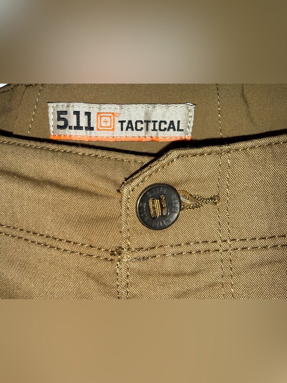 Men’s 5.11 Tactical Brown Cargo Shorts with Multiple Pockets - Picture 3 of 8